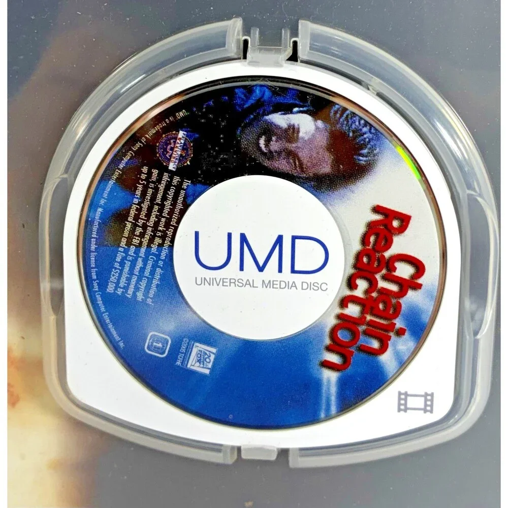 Sony PSP Chain Reaction UMD-Movie 2005 Portable PlayStation Tested